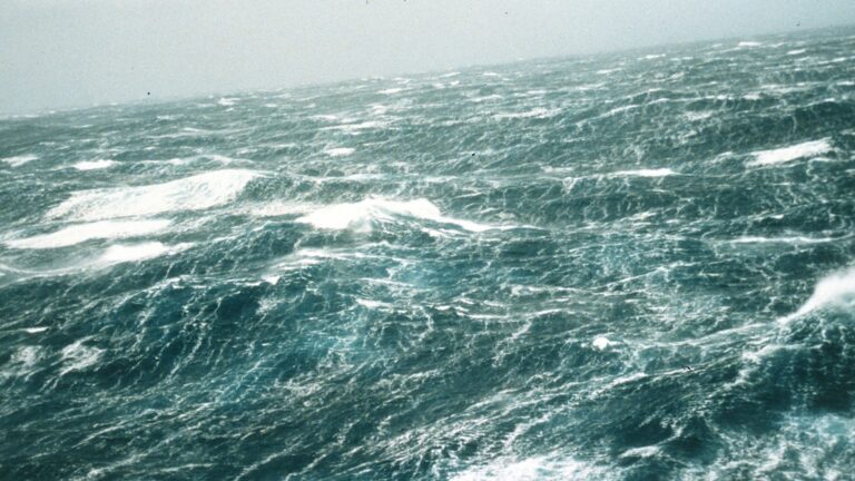 Mid-Atlantic Storm at Sea