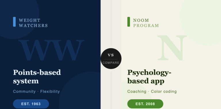 WeightWatchers vs Noom: Which Weight Loss Program Is Better?